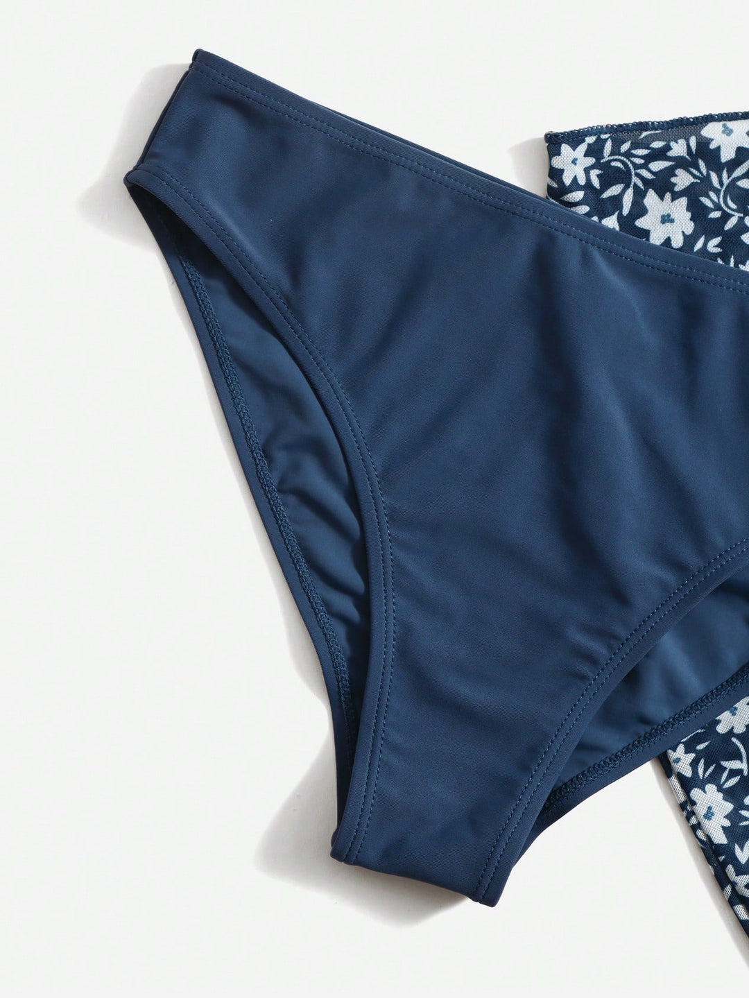 Set costum de baie SHEIN, albastru