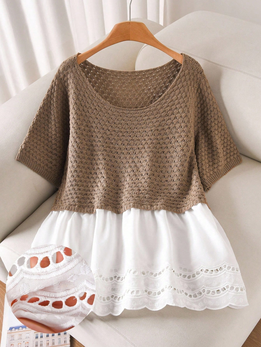 Pulover SHEIN, maro