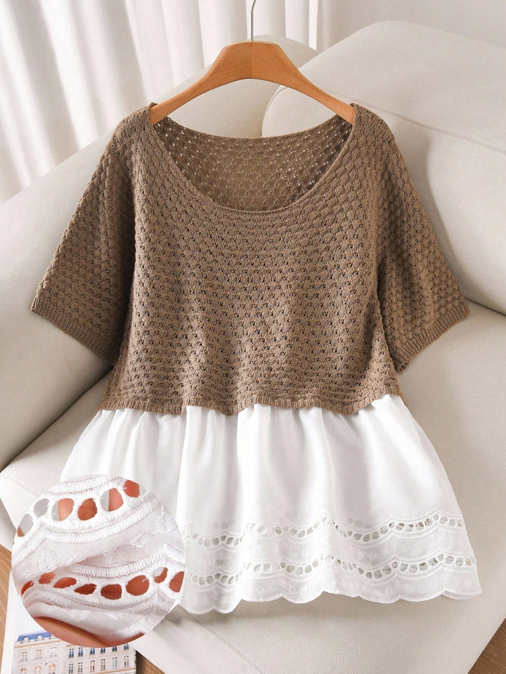 Pulover SHEIN, maro