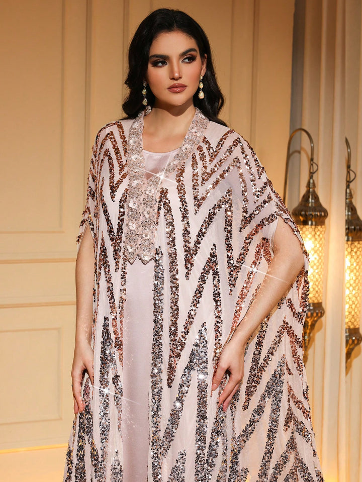 Rochie de ocazie SHEIN, bej
