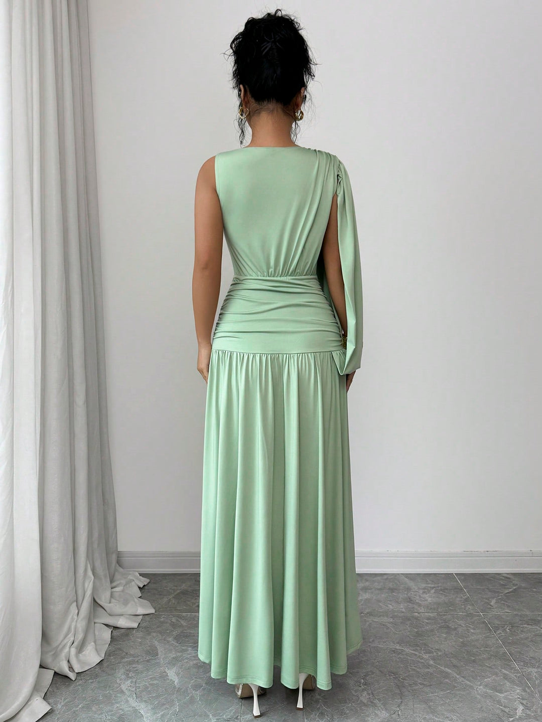Rochie maxi SHEIN, verde