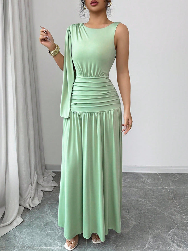 Rochie maxi SHEIN, verde