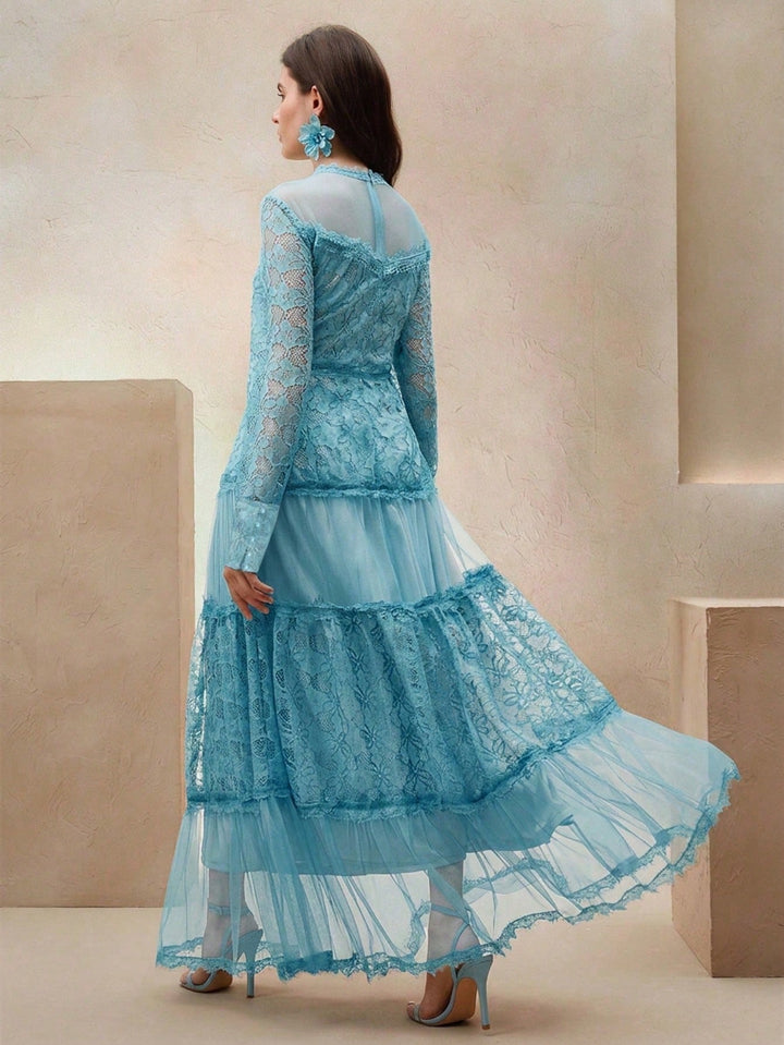 Rochie maxi SHEIN, albastru