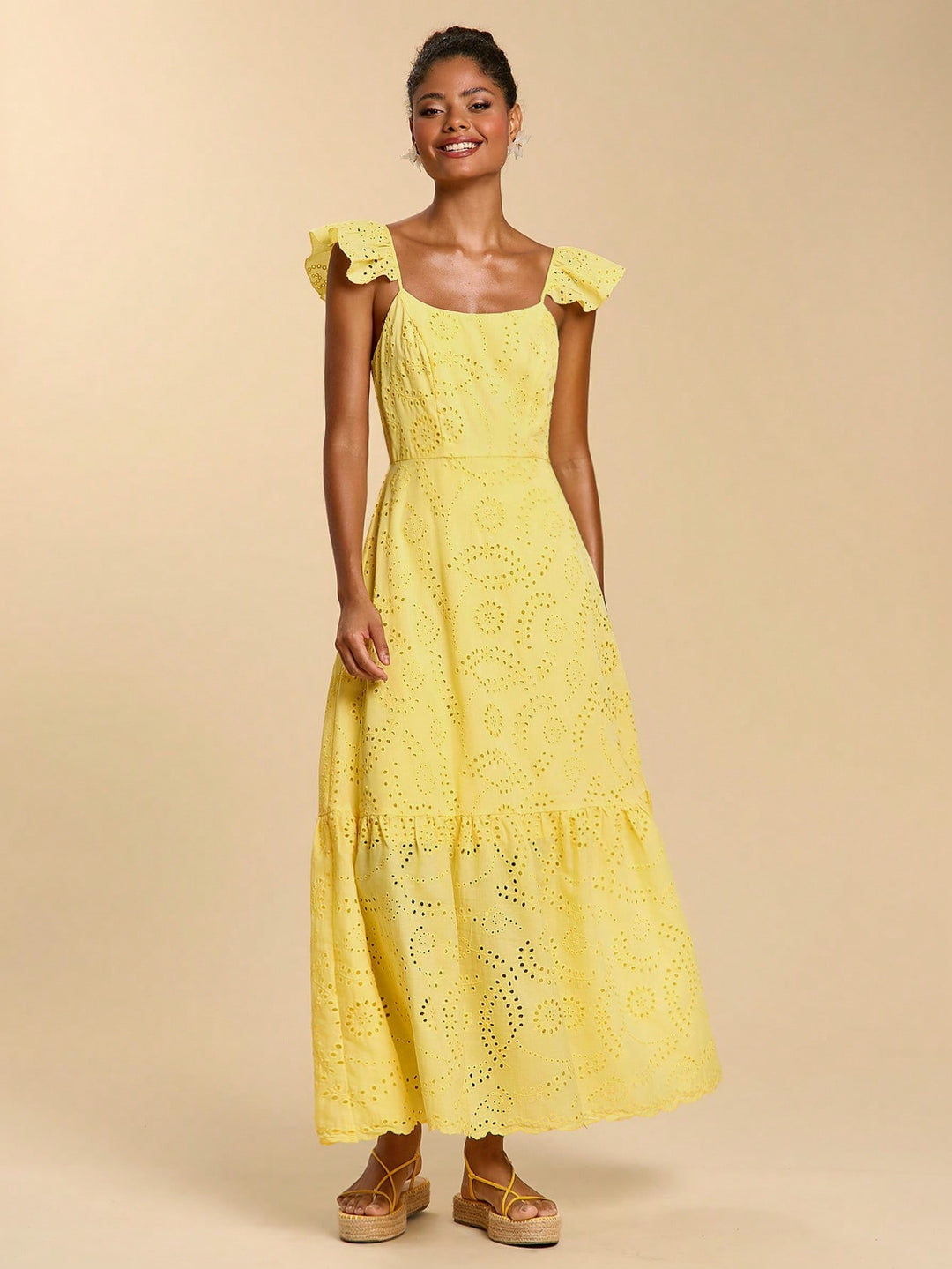 Rochie maxi SHEIN, galben