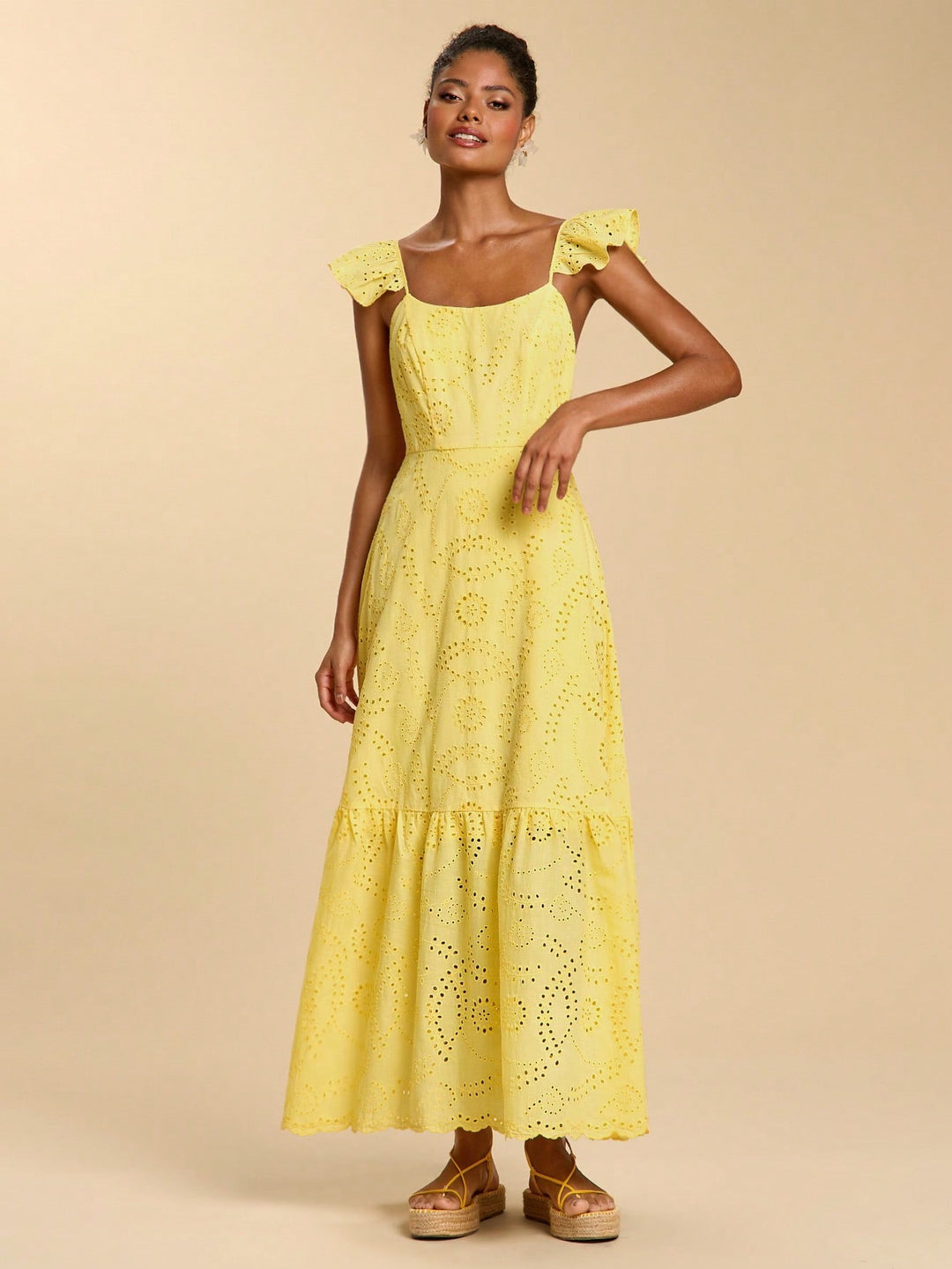 Rochie maxi SHEIN, galben