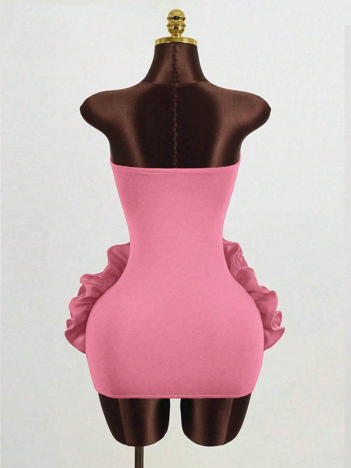 Rochie mini SHEIN, roz