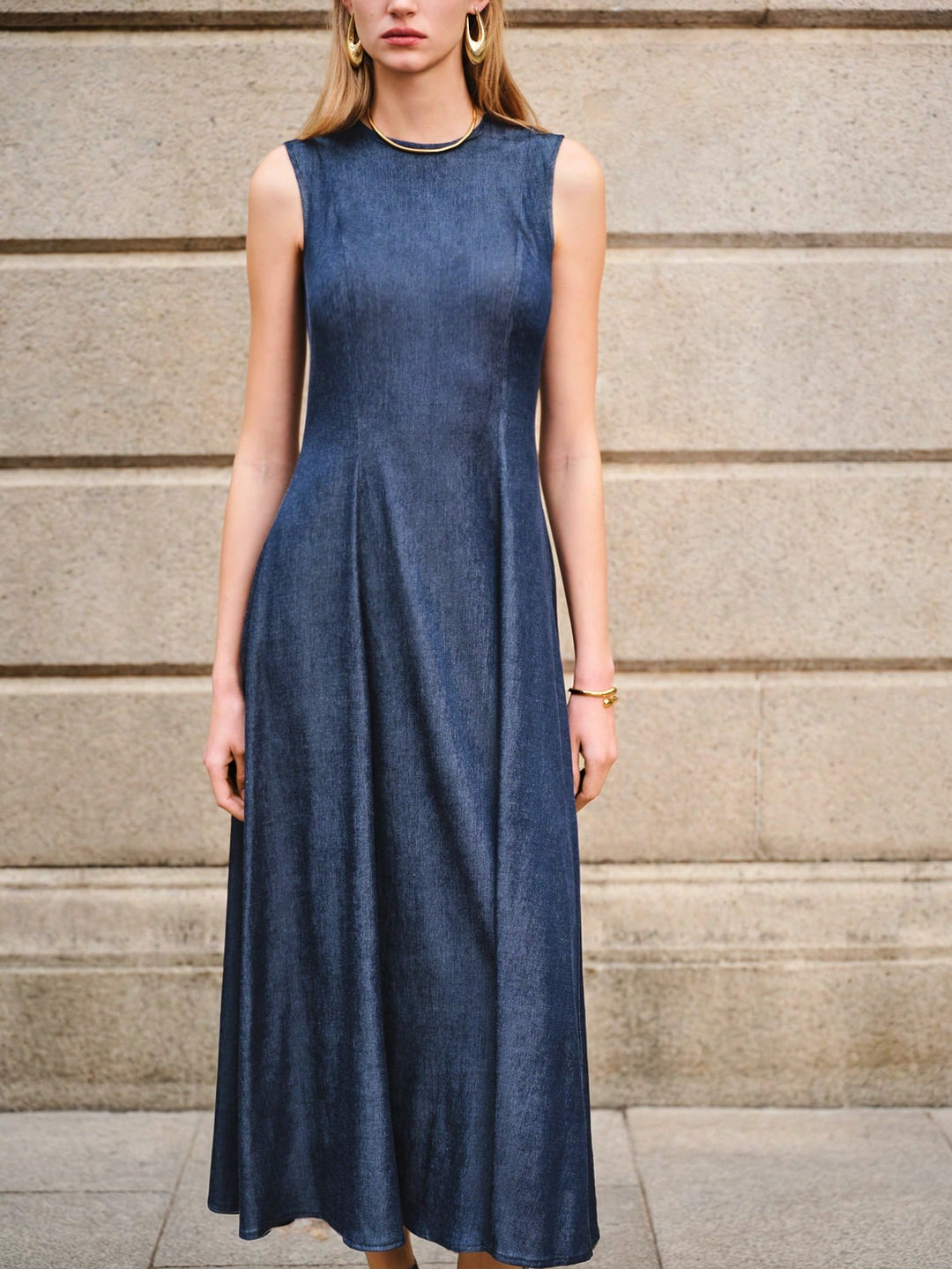 Rochie midi SHEIN, albastru
