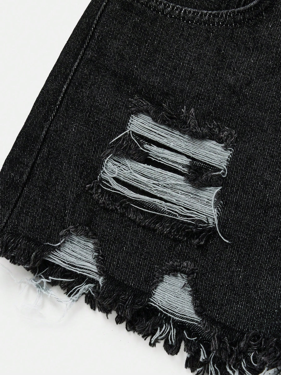 Pantaloni scurți SHEIN, negru