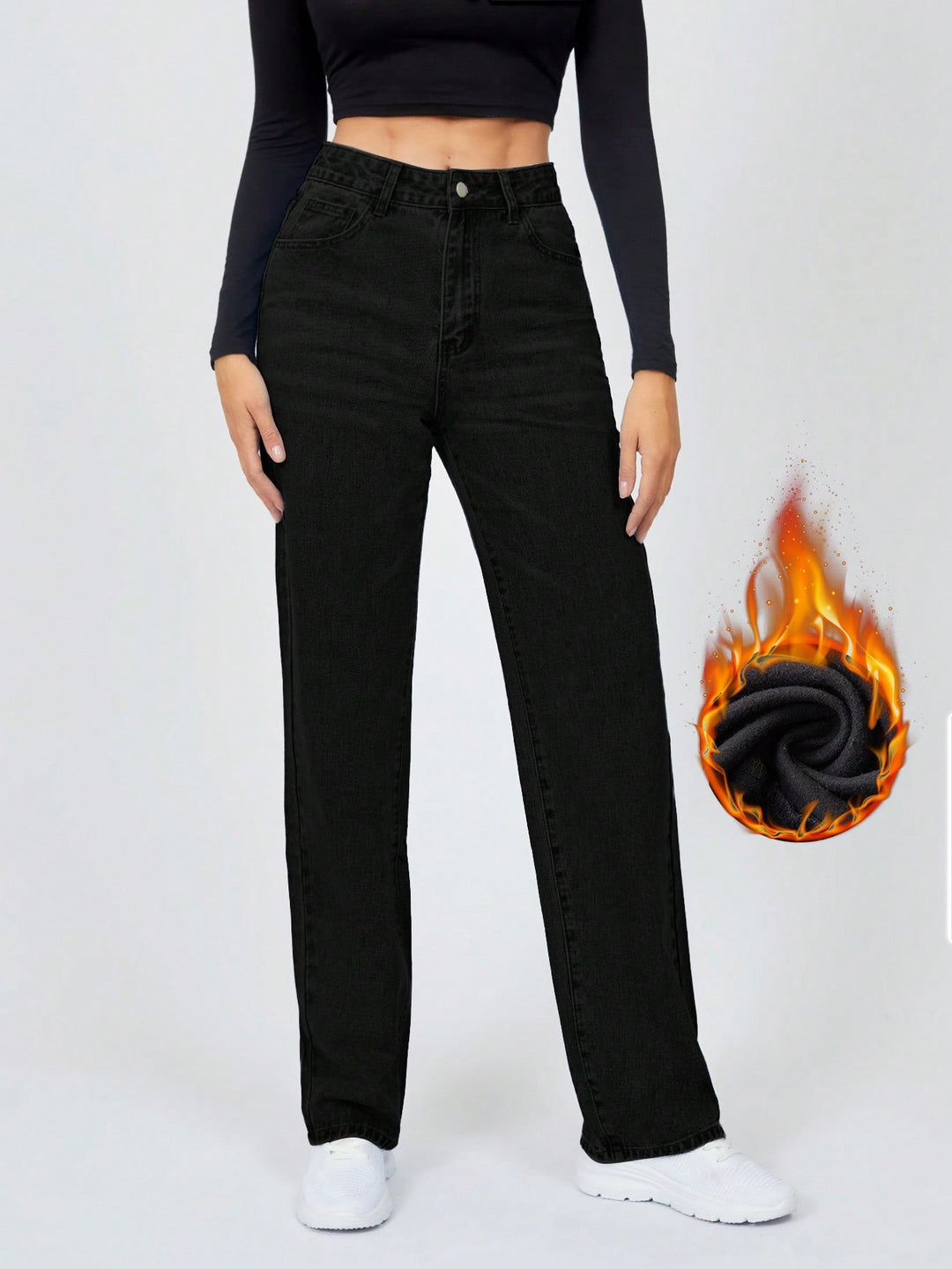 Jeans SHEIN, negru