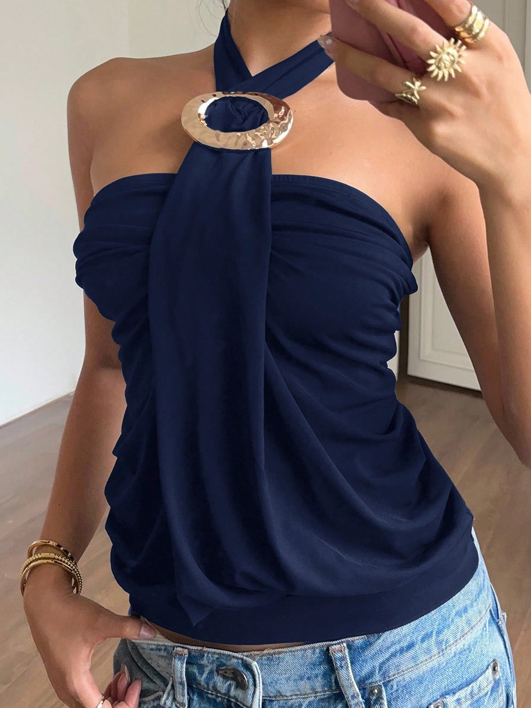 Top SHEIN, albastru