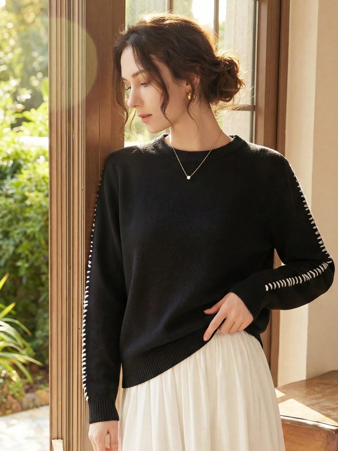 Pulover SHEIN, negru