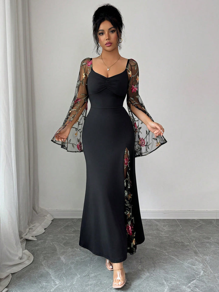 Rochie maxi SHEIN, mix culori