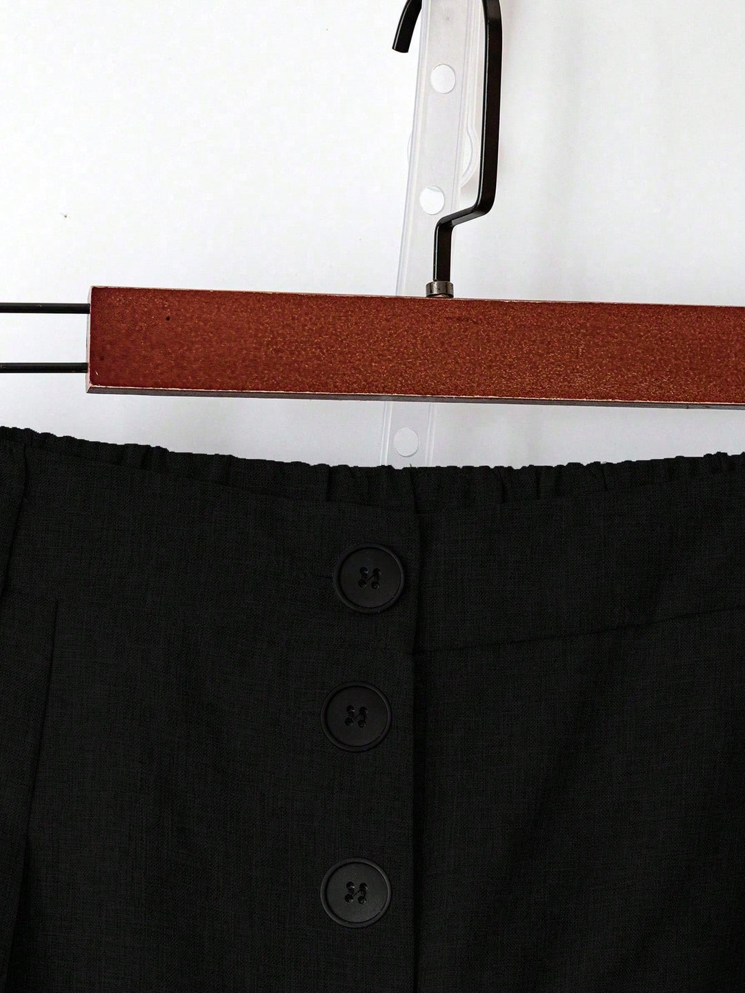 Pantalon de costum SHEIN, negru