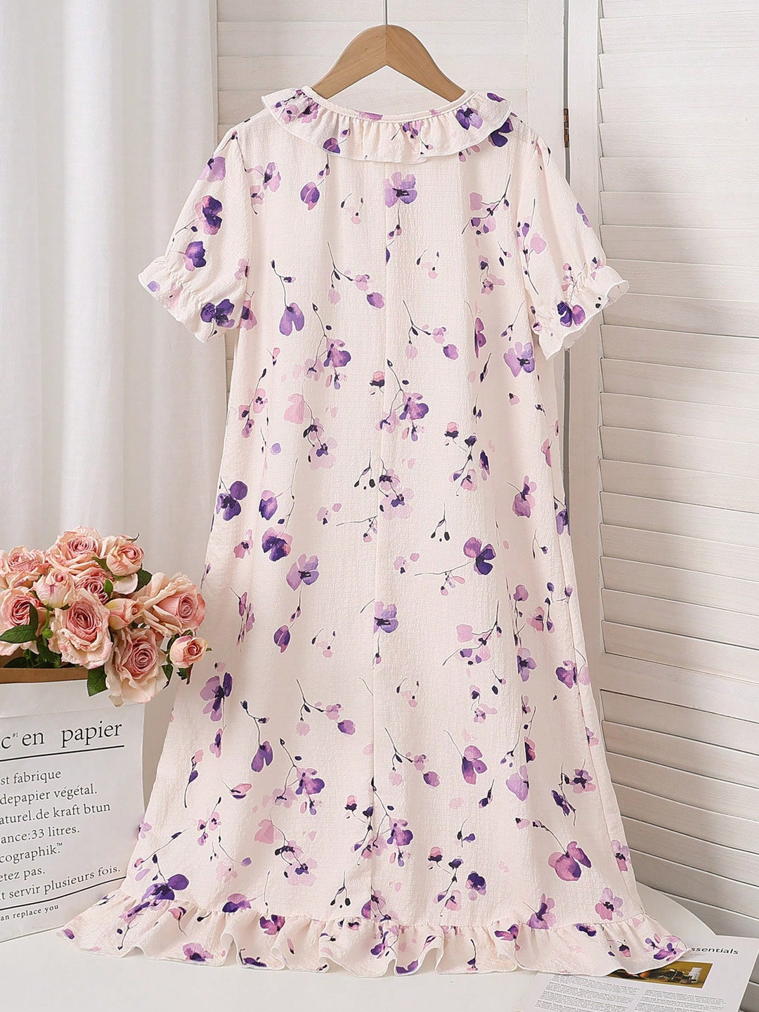 Rochie de noapte SHEIN, roz