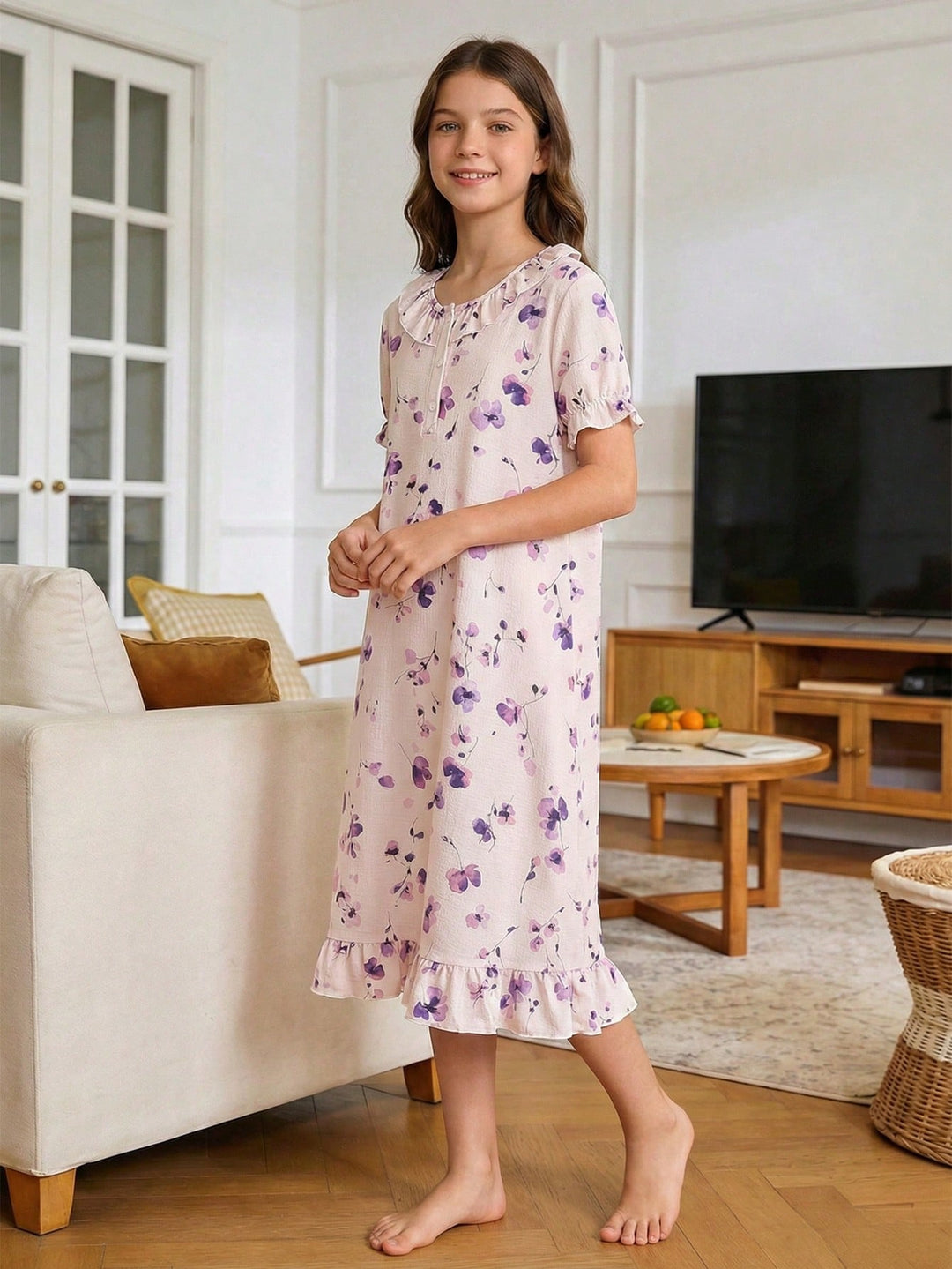 Rochie de noapte SHEIN, roz
