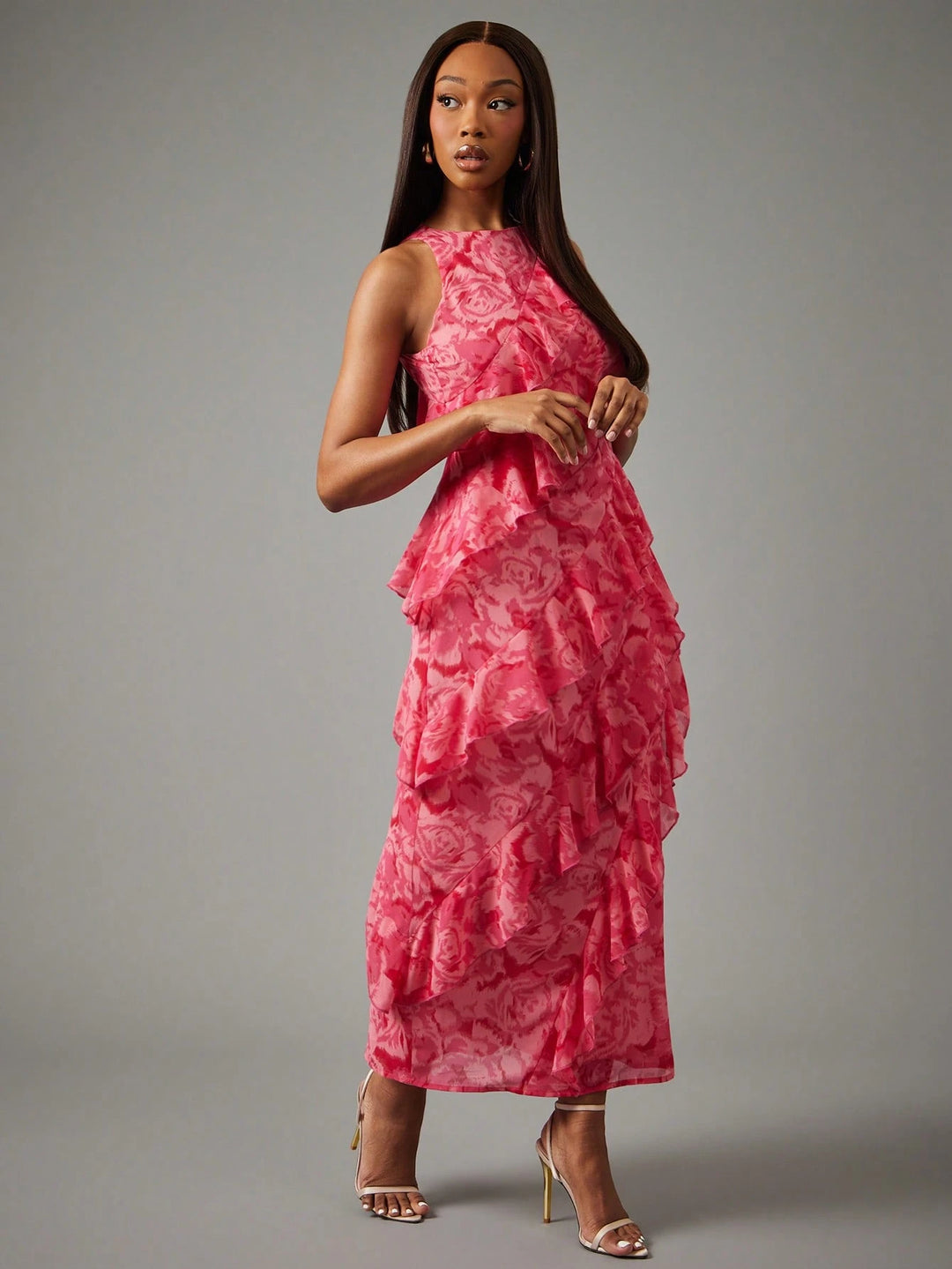 Rochie maxi SHEIN, mix culori
