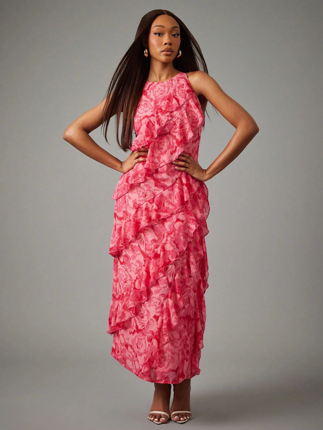 Rochie maxi SHEIN, mix culori