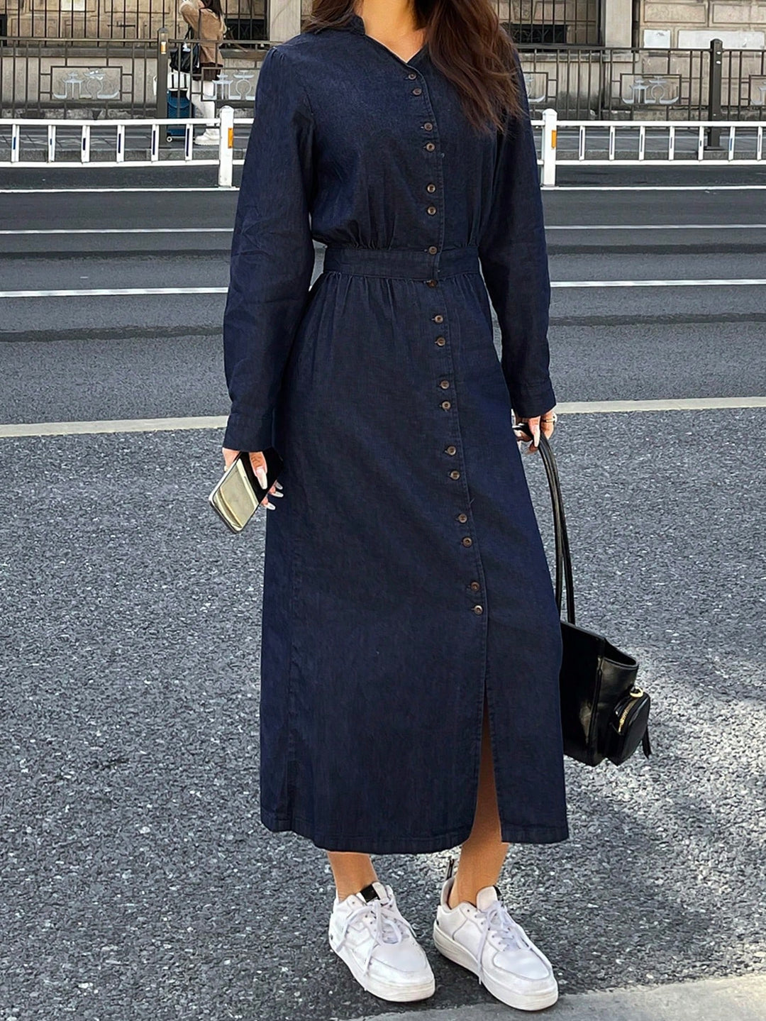 SHEIN Maxi ruha, kék