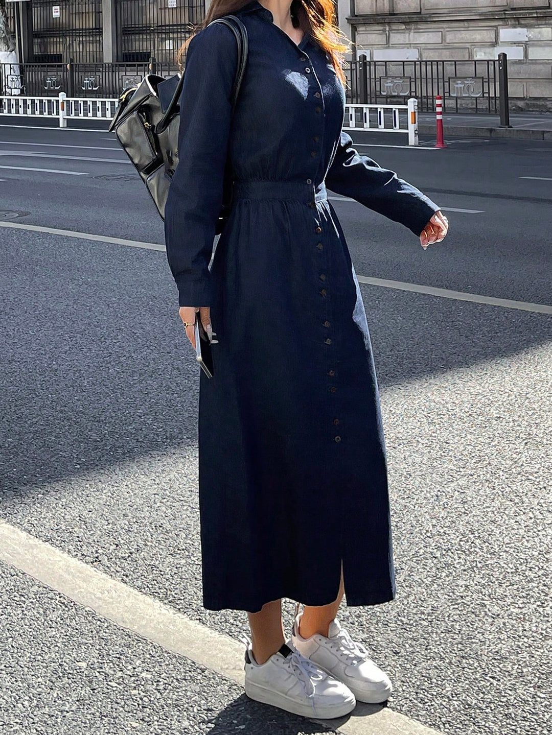 SHEIN Maxi ruha, kék