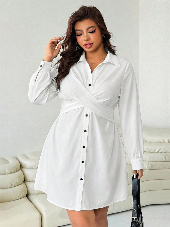 Rochie mini SHEIN, alb