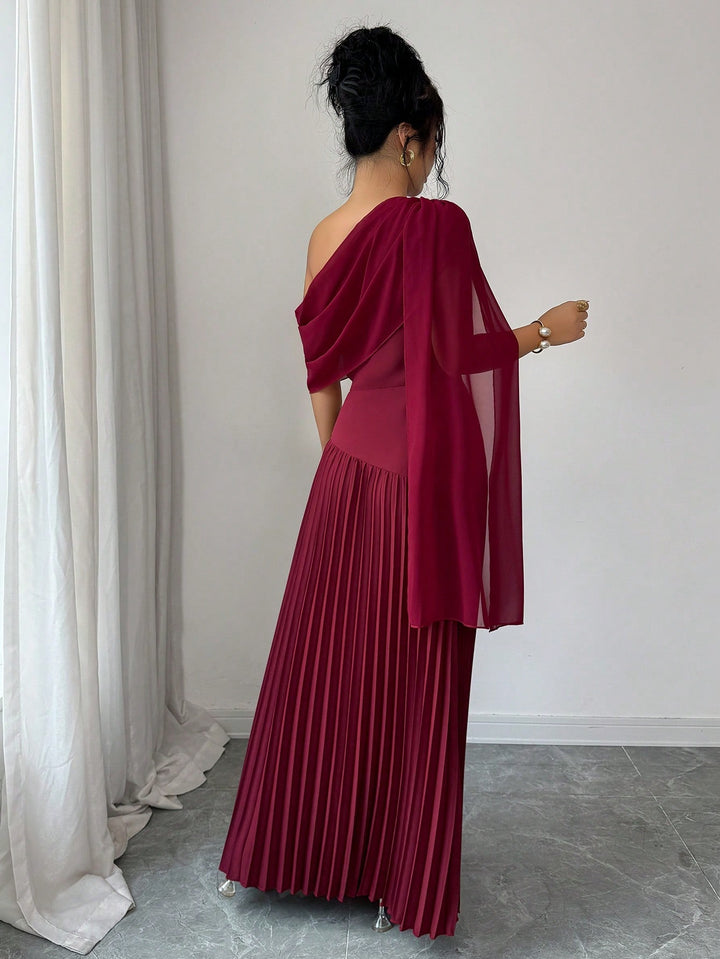 Rochie maxi SHEIN, vișiniu