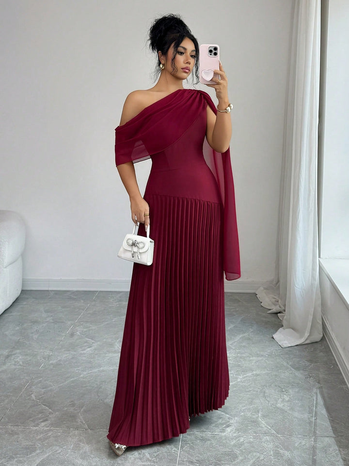 Rochie maxi SHEIN, vișiniu