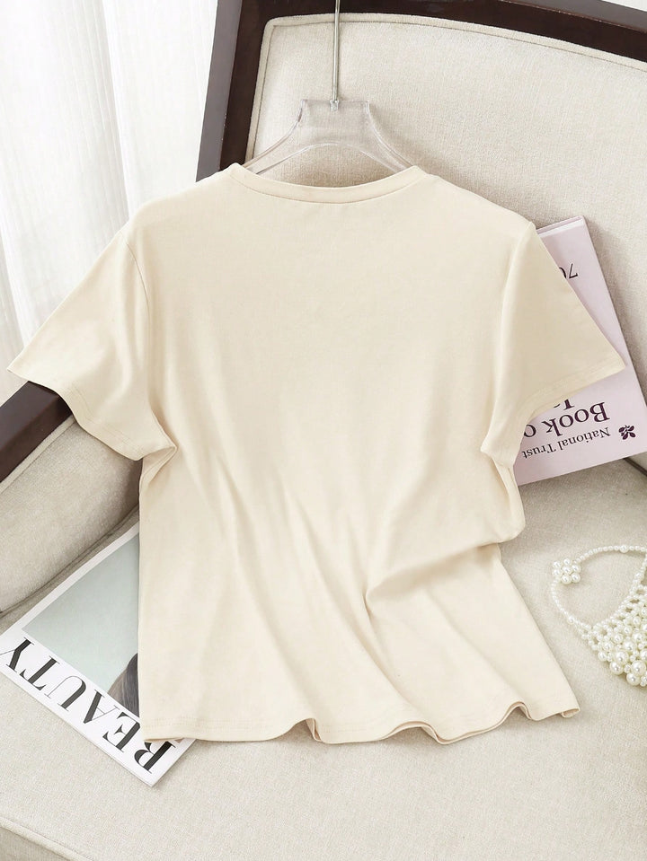 Tricou SHEIN, bej
