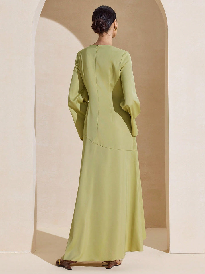 Rochie maxi SHEIN, verde