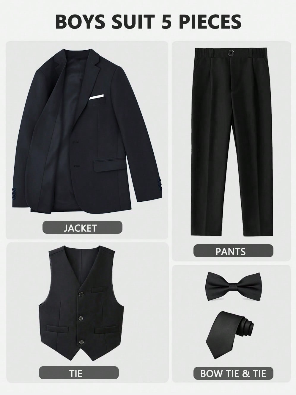 Costum SHEIN, negru