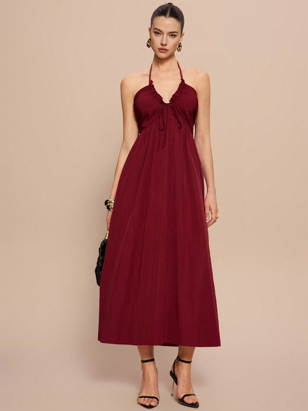 Rochie maxi SHEIN, roșu