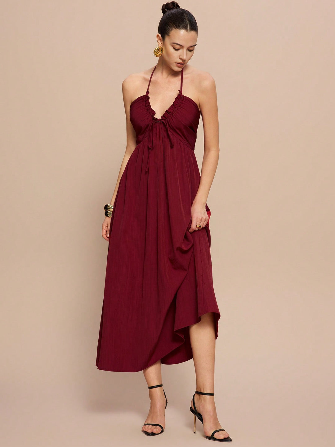 Rochie maxi SHEIN, roșu
