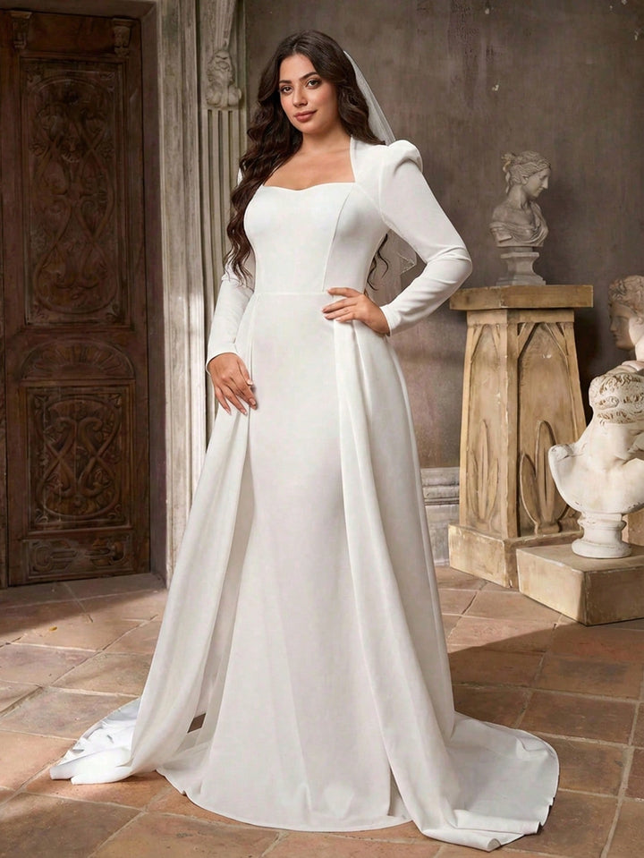 Rochie de mireasă SHEIN, alb