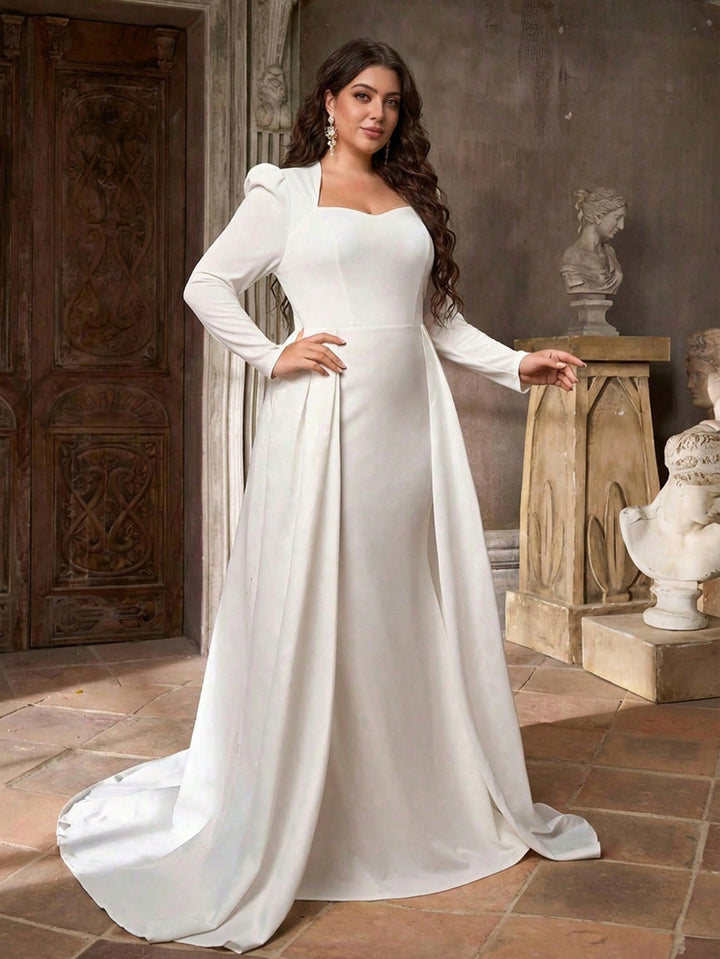 Rochie de mireasă SHEIN, alb