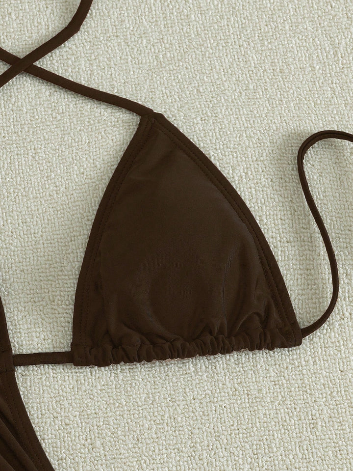 Set bikini SHEIN, maro