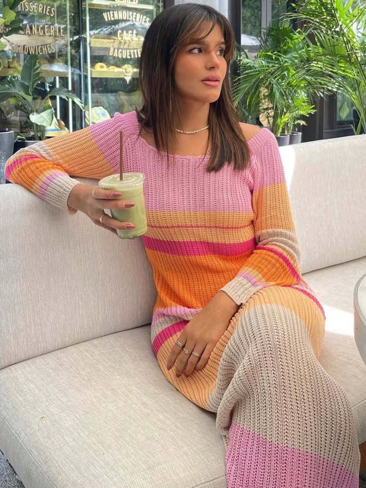 Rochie maxi SHEIN, mix culori