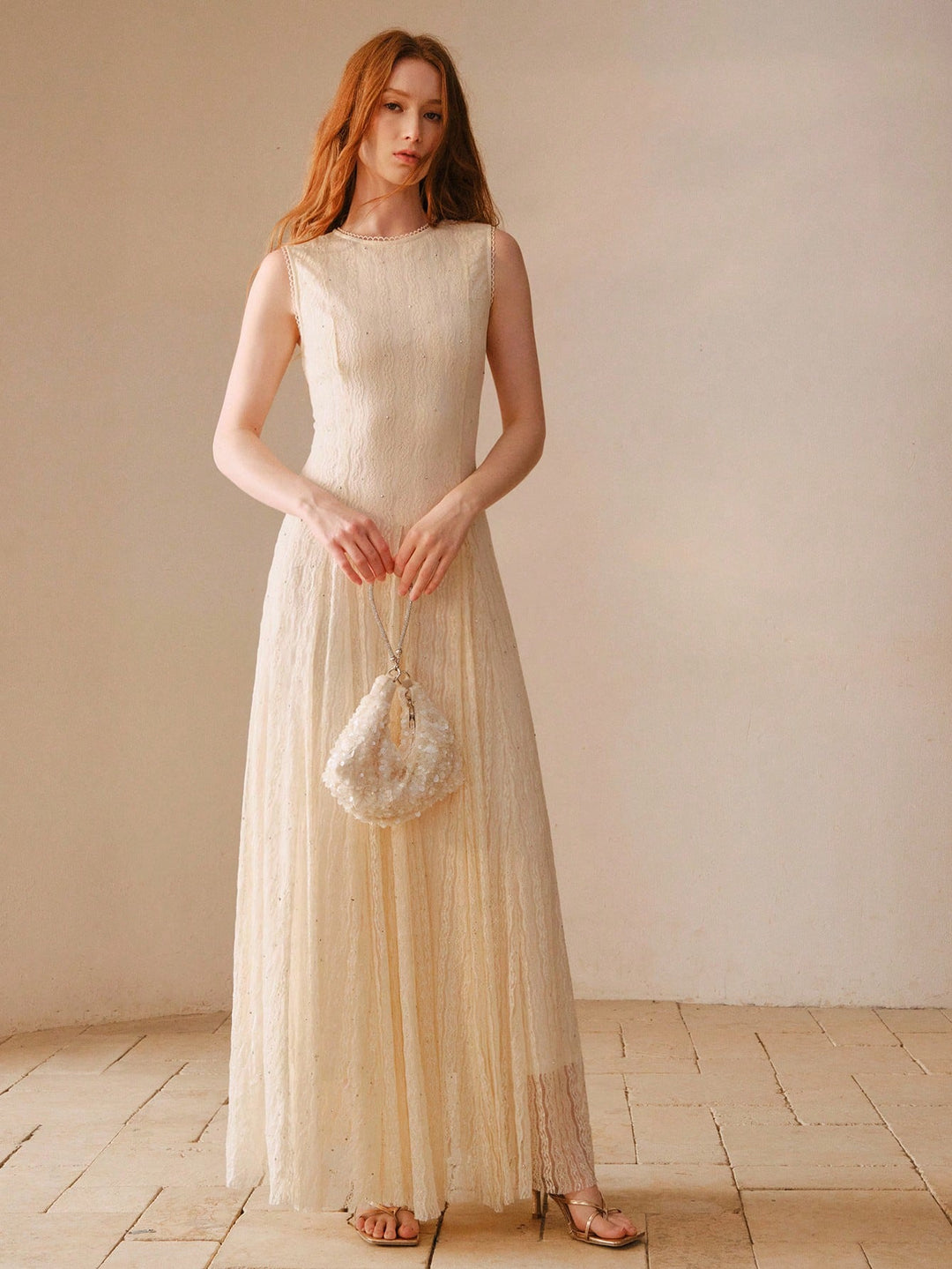 Rochie maxi SHEIN, portocaliu