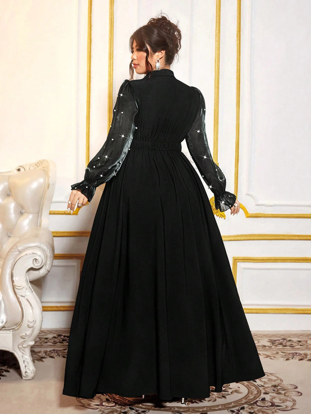 Rochie maxi SHEIN, negru