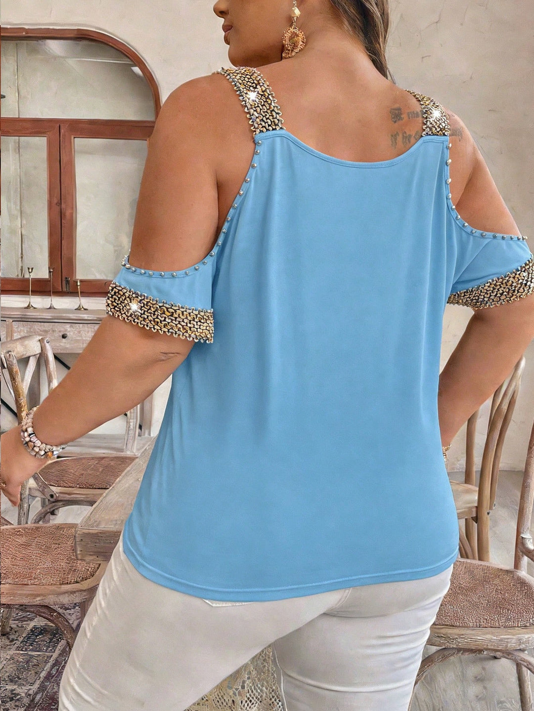 Tricou SHEIN, albastru