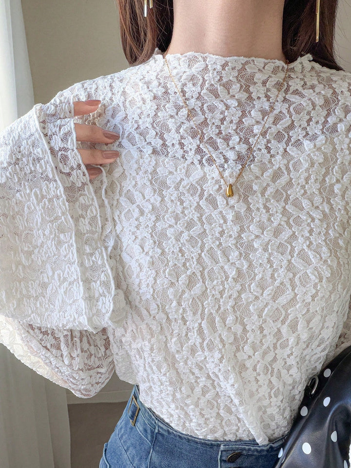 Top SHEIN, alb