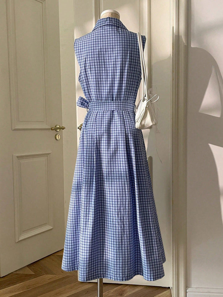 Rochie midi SHEIN, albastru