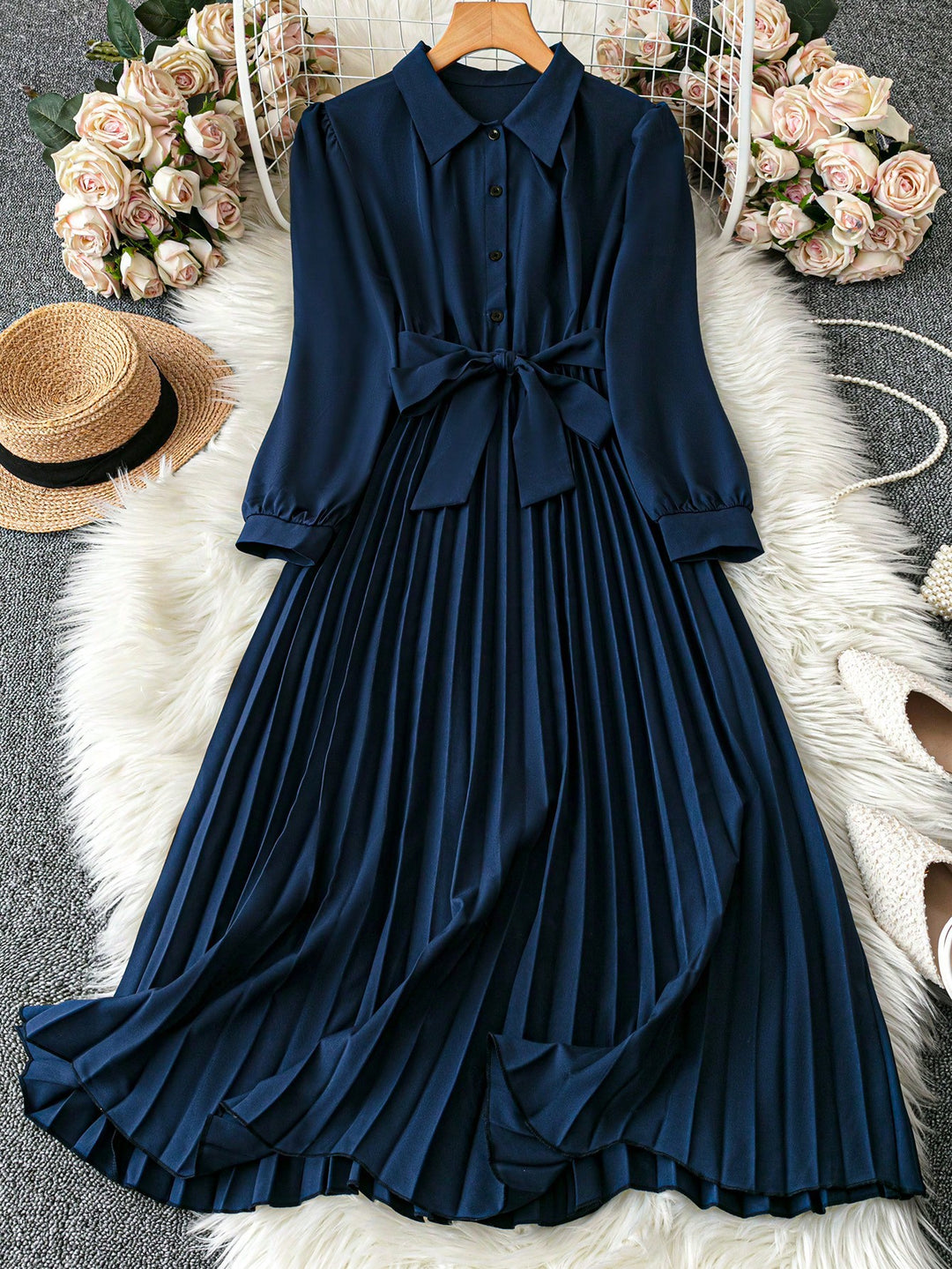 SHEIN Maxi ruha, kék