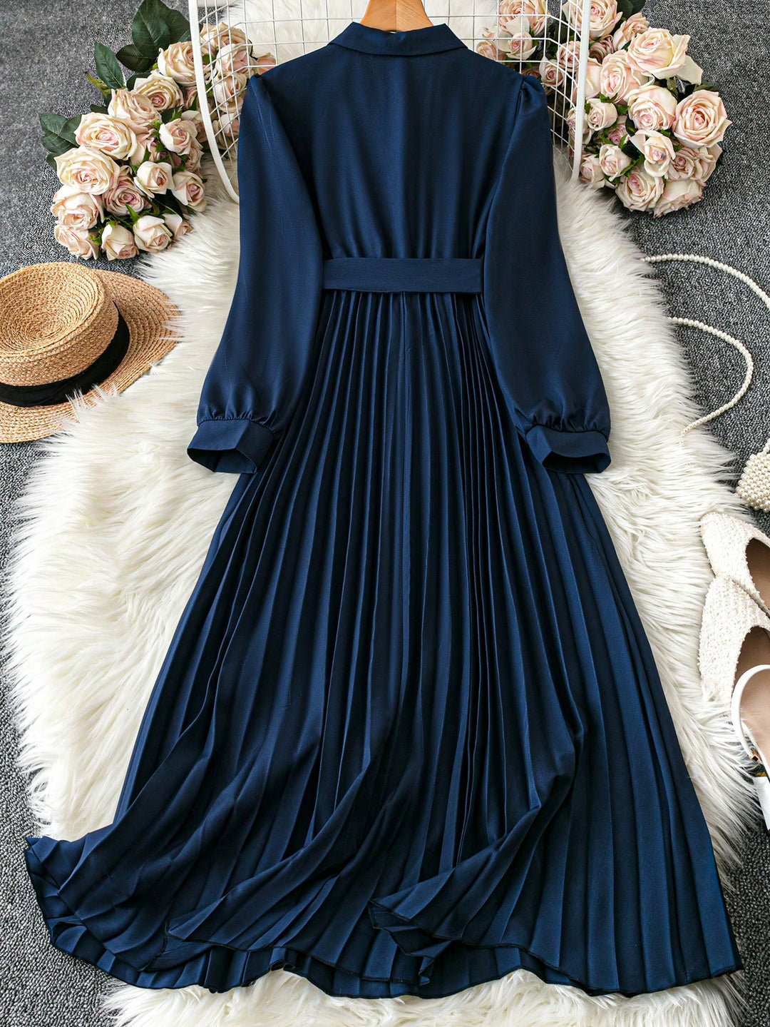SHEIN Maxi ruha, kék