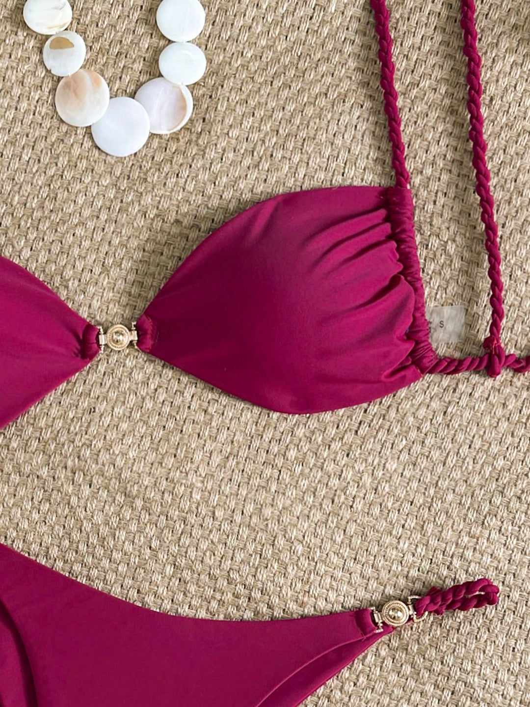 Set bikini SHEIN, vișiniu