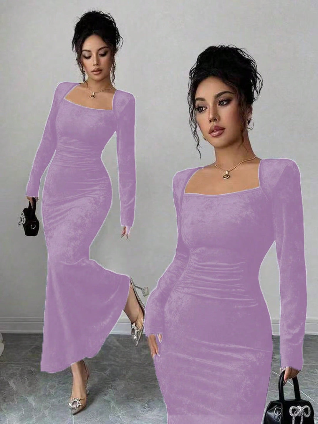 Rochie maxi SHEIN, mov