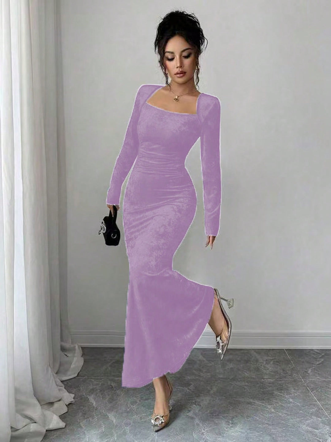 Rochie maxi SHEIN, mov