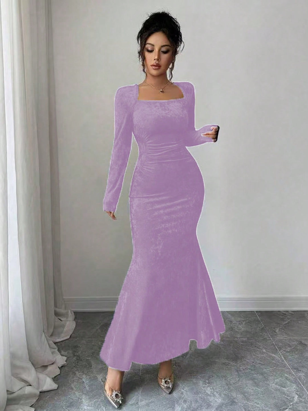 Rochie maxi SHEIN, mov