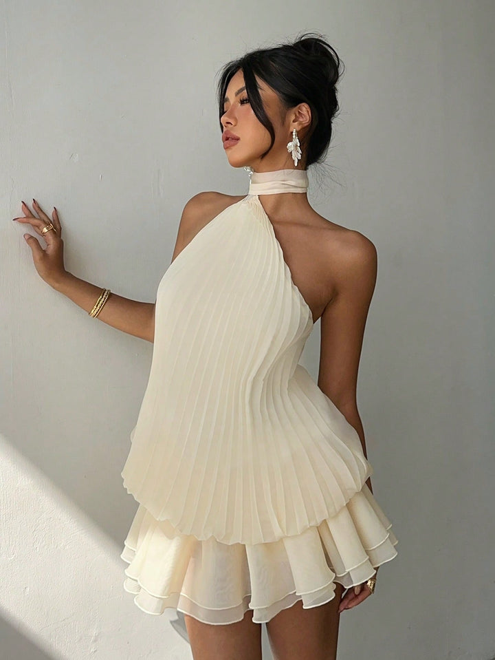Rochie mini SHEIN, bej