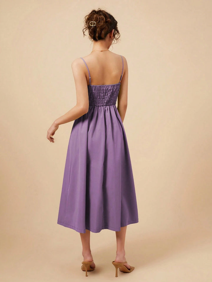 Rochie midi SHEIN, mov