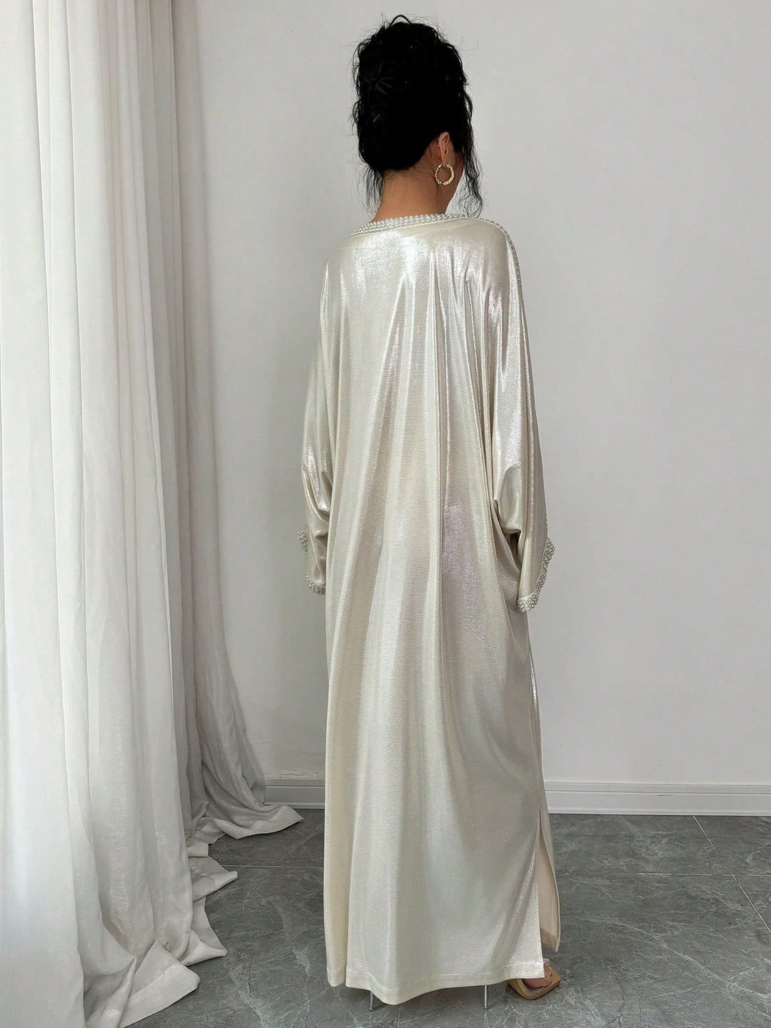 Rochie maxi SHEIN, alb