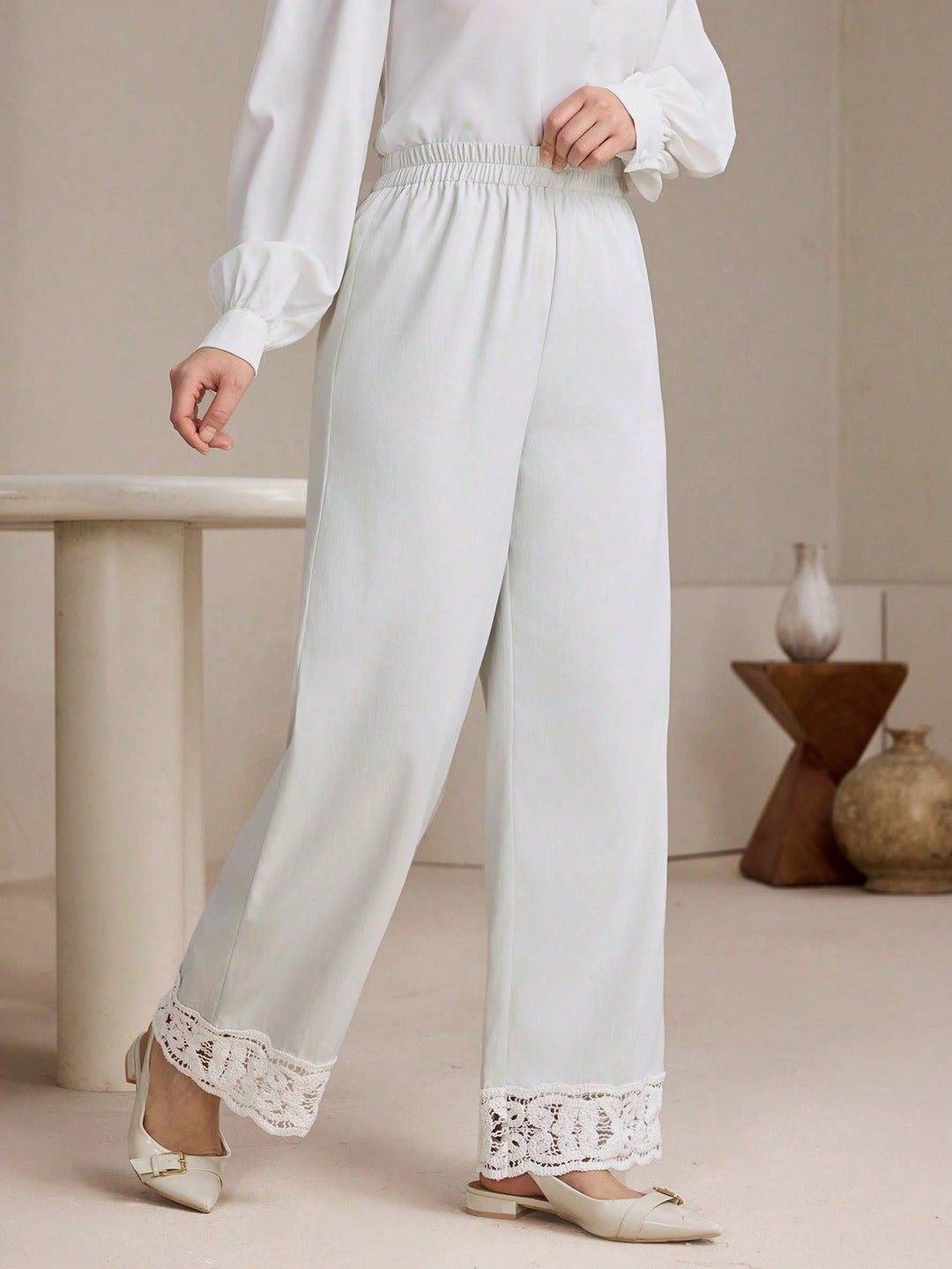 Pantaloni SHEIN, gri
